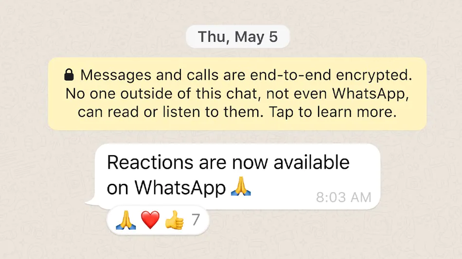 ปฏิกิริยาของ WhatsApp เริ่มเปิดตัว, ขนาดไฟล์ที่ใหญ่ขึ้น, การขยายขีดจำกัดกลุ่มในเร็วๆ นี้