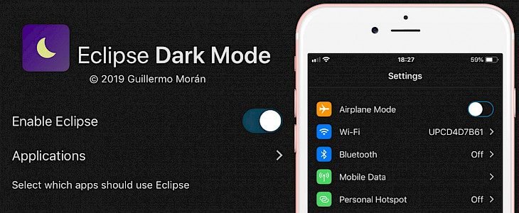 ECLIPSE 12 DARK MODE IOS JAILBREAK THEME